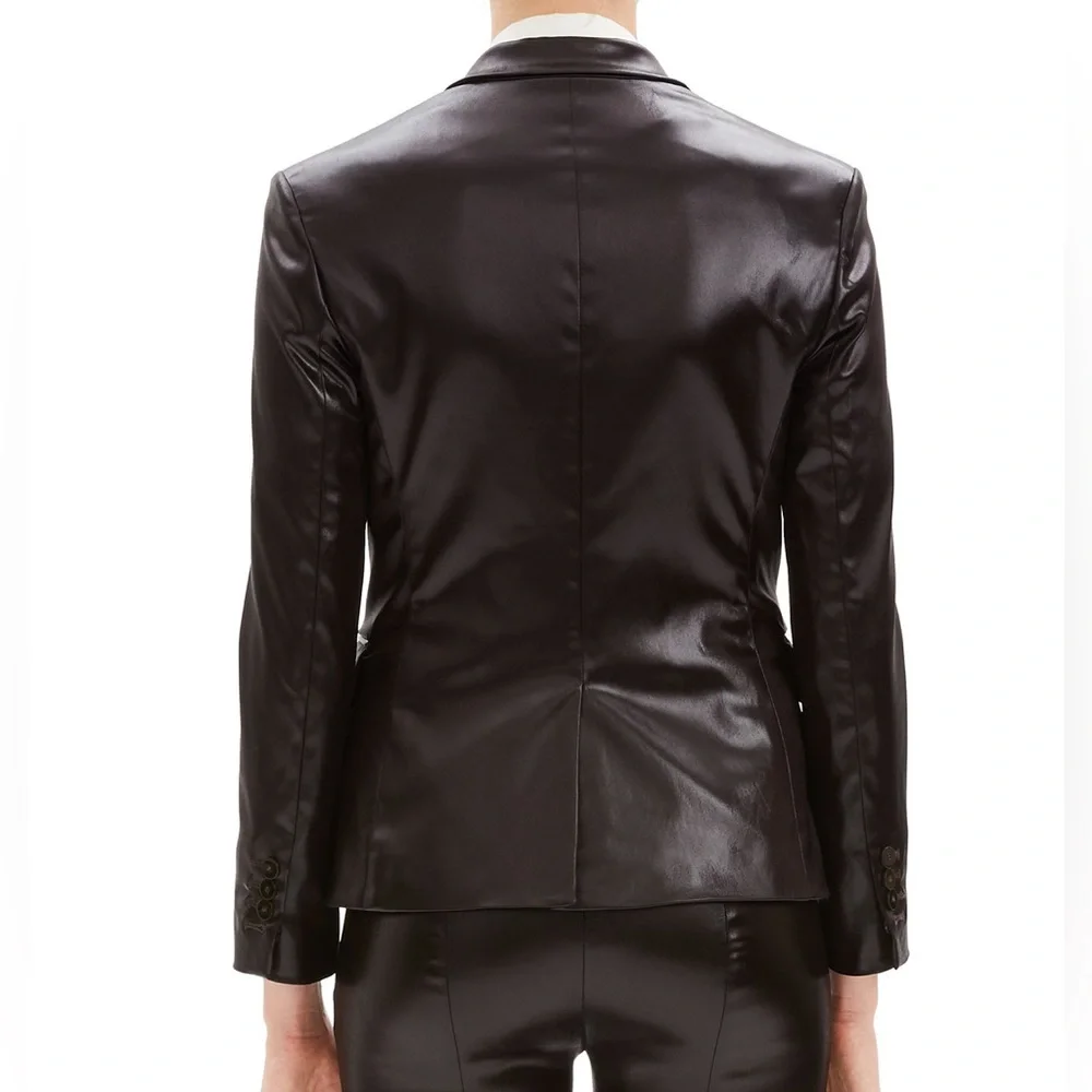 Theory classic shrunken jacket mink brown - Picture 3 of 8